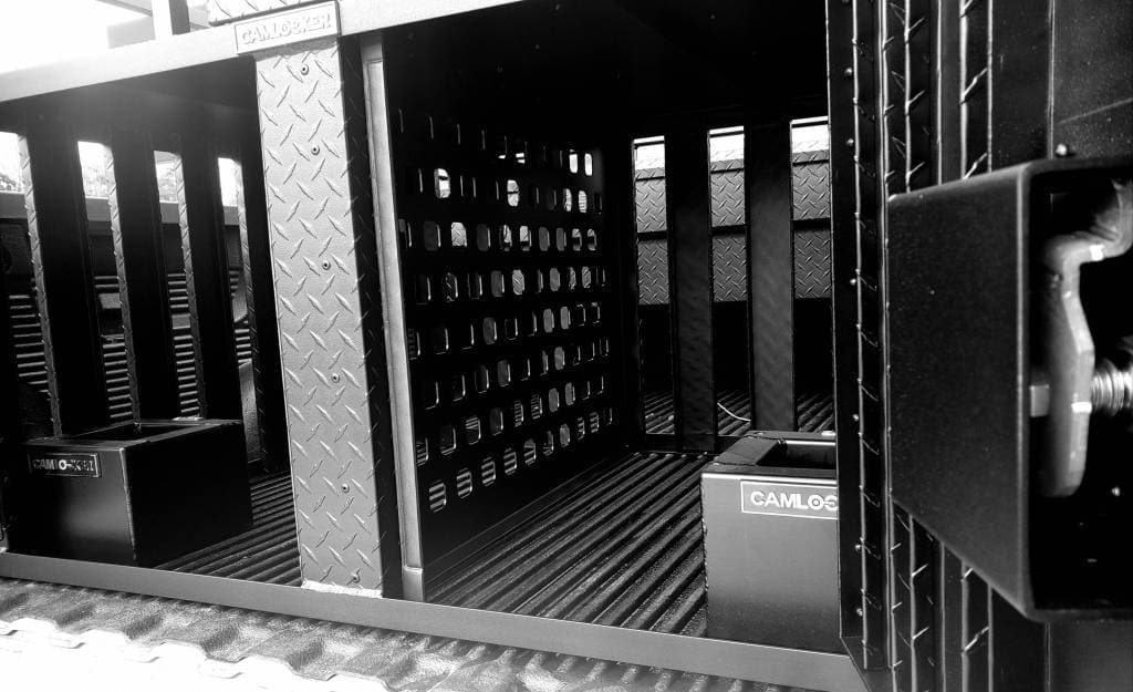 CamLocker DB48X44MBWTCR Base Slide in Dog Box 48x44x24 2 Bay MB Water Tank