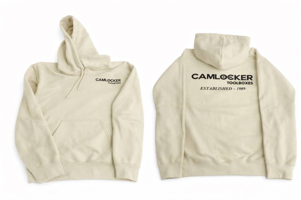 CamLocker Toolboxes White Hoodie